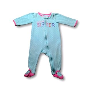 Carter's Blue 'Little Sister' Pajamas